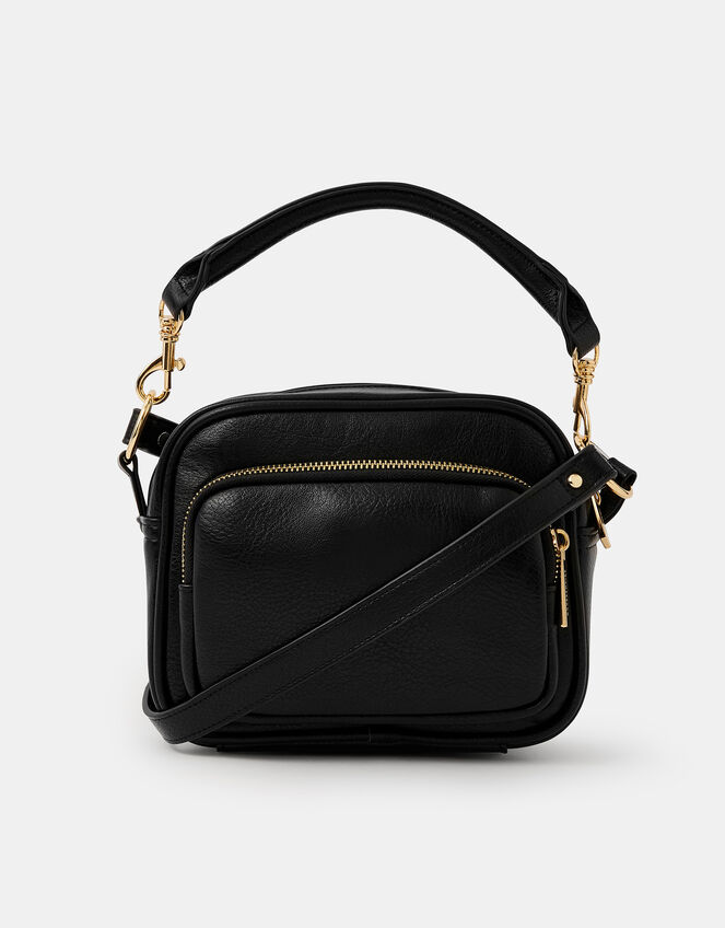 Boxy Crossbody Bag, Black (BLACK), large