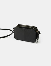 Macy Suede and Leather Cross-Body Bag, , large