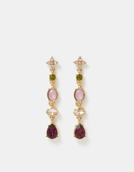 Gemstone Drop Earrings, , large