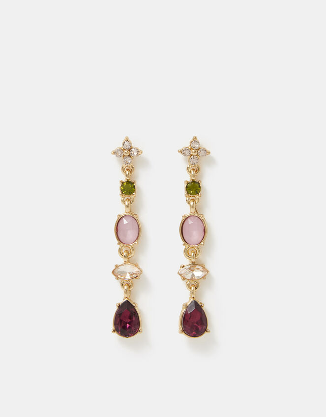 Gemstone Drop Earrings, , large