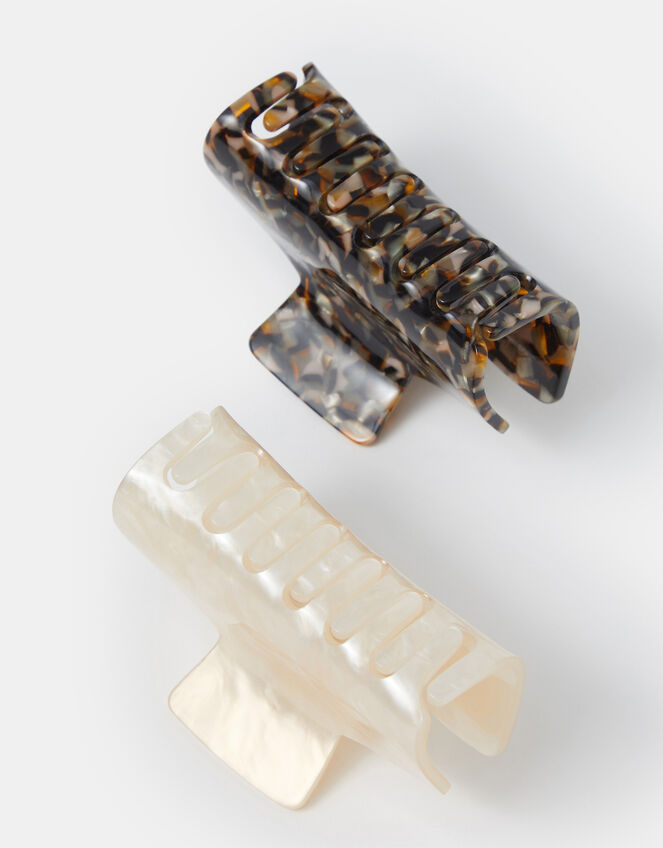 2-Pack Tort Claw Clips, , large