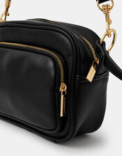 Boxy Crossbody Bag, Black (BLACK), large