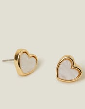 Moonstone Heart Earrings, , large