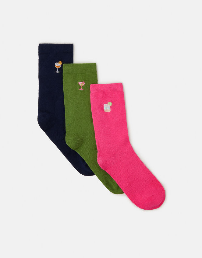 3-Pack Cocktail Socks Gift Box, , large