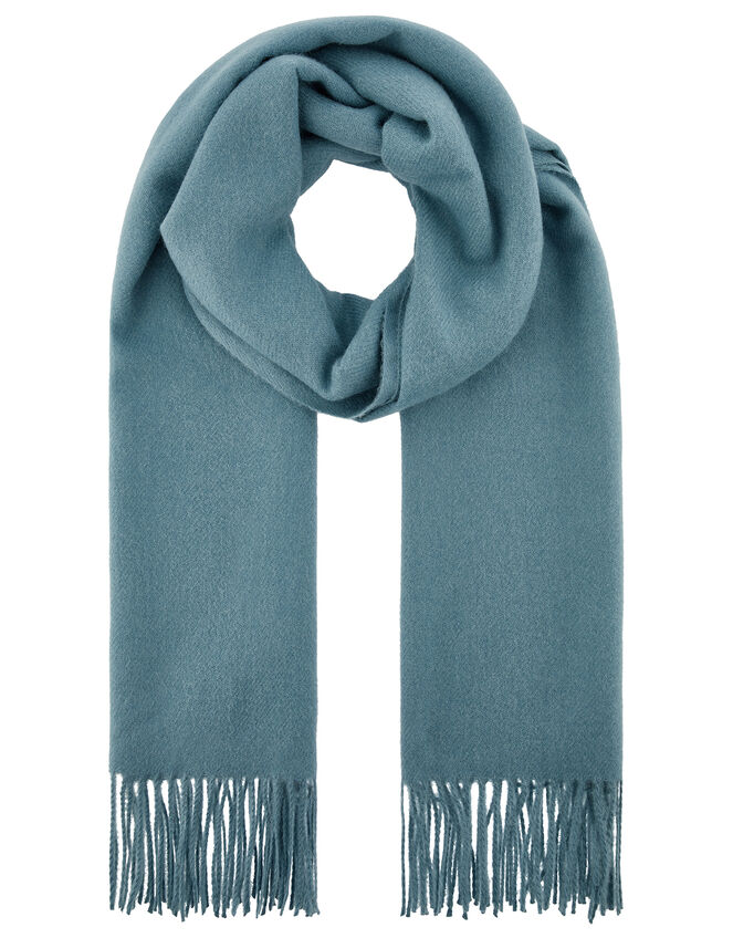 Holly Super-Soft Blanket Scarf, Blue (BLUE), large