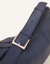 Scoop Shoulder Bag, Blue (NAVY), large