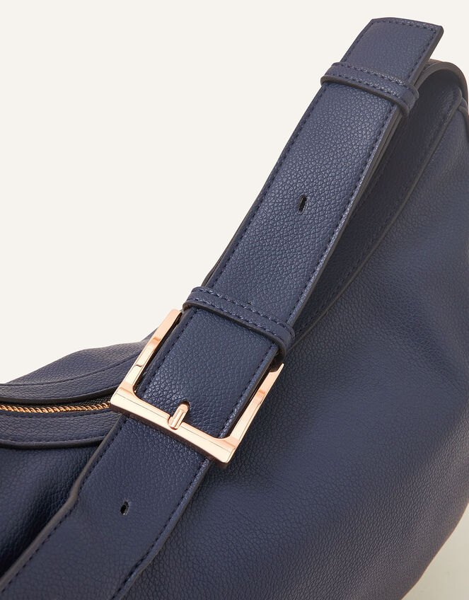 Scoop Shoulder Bag, Blue (NAVY), large