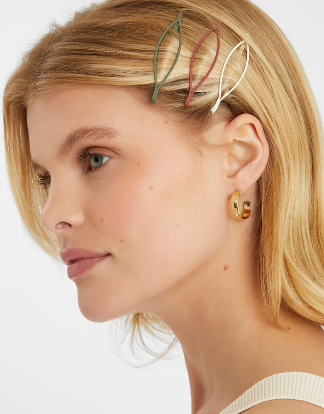 5-Pack Oval Hair Slides, , large