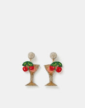Beaded Cocktail Drop Earrings, , large