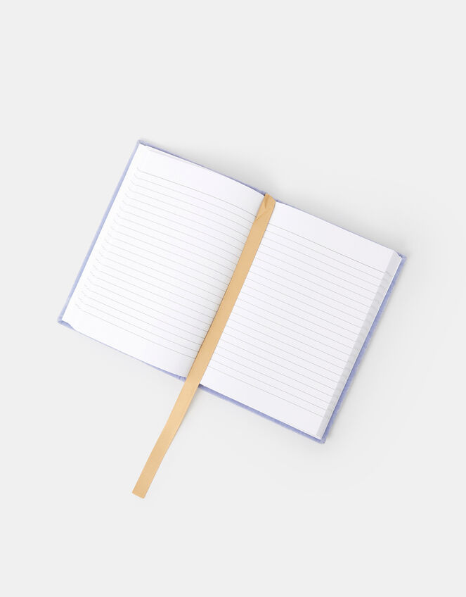 Beaded Velvet Wedding Notebook, , large