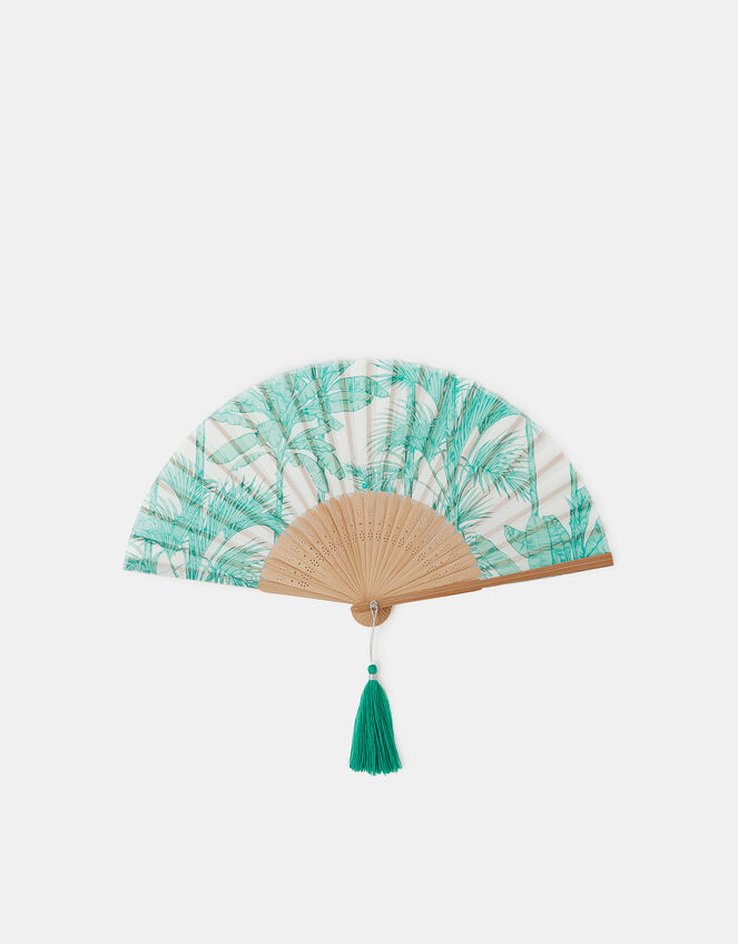 Palm Print Foldable Fan, , large