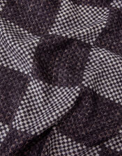 Checkerboard Woven Scarf, , large