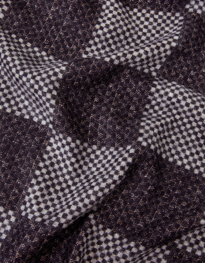 Checkerboard Woven Scarf, , large