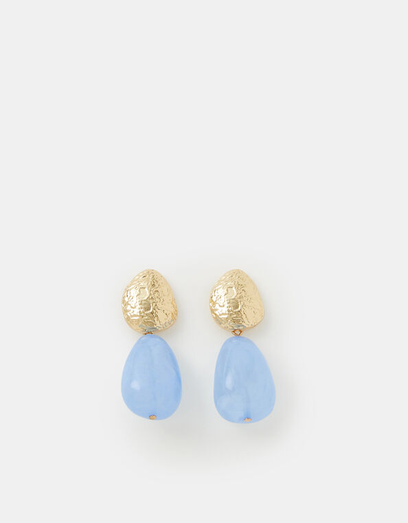 Molten Resin Drop Earrings, , large