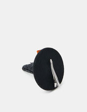 Girls Witch Hat Halloween Clip, , large