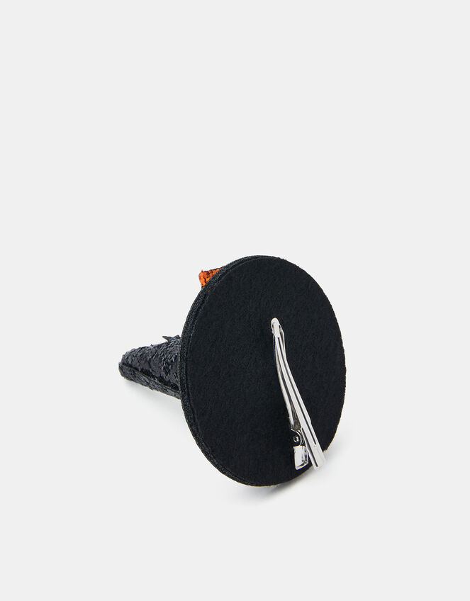Girls Witch Hat Halloween Clip, , large