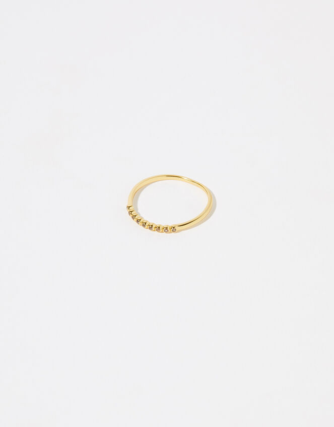 Gold Vermeil White Topaz Ring, Gold (GOLD), large