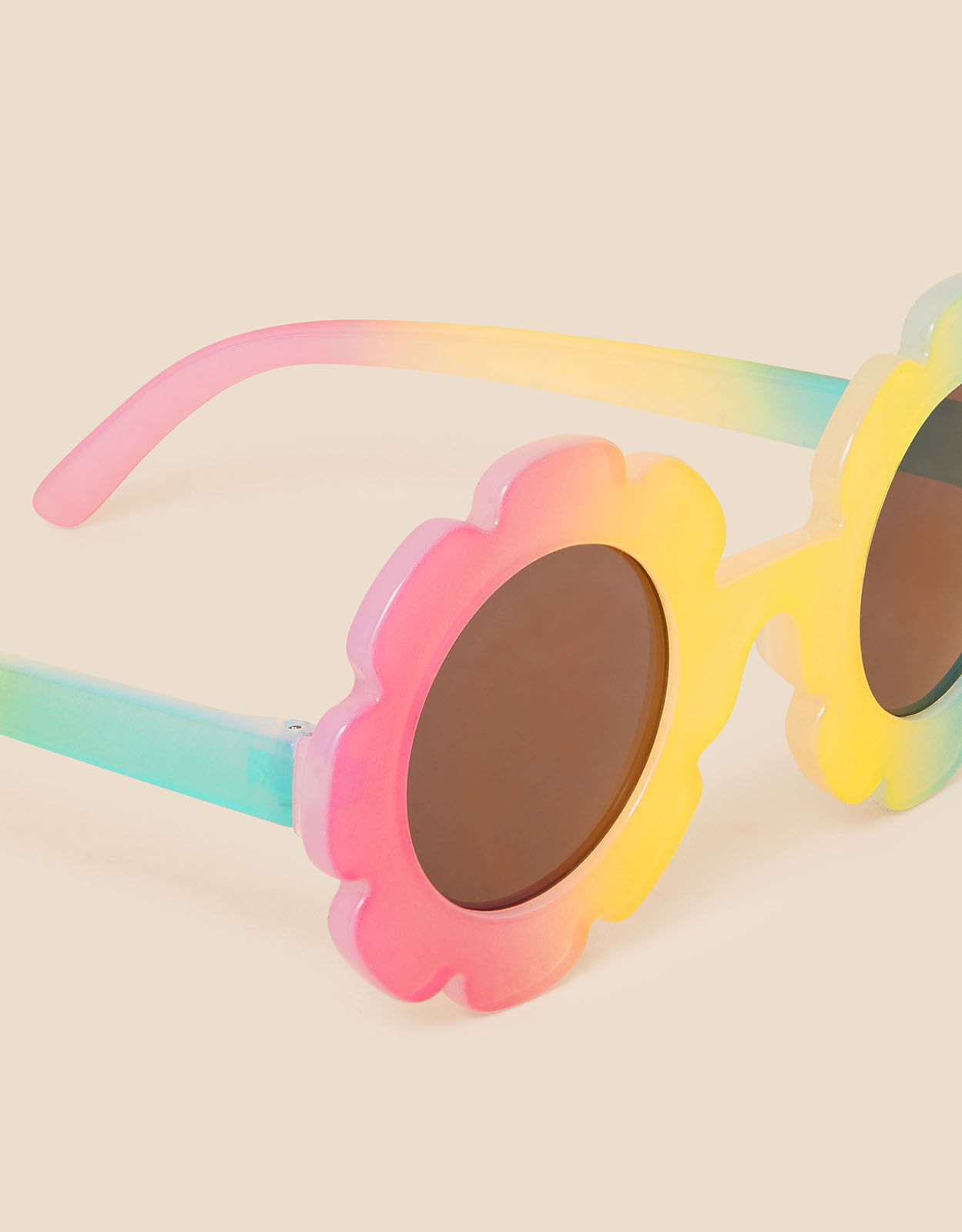 Girls Ombre Flower Power Sunglasses