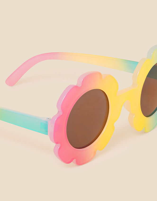 Kids Ombre Flower Power Sunglasses , , large