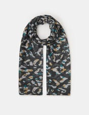 Lightweight Animal Print Scarf, , large