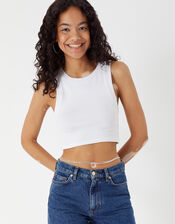 Crystal Layered Belly Chain, , large