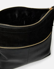 Large Leather Messenger Bag, , large