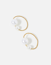Pearl Detail Hairband Twin Pack , , large