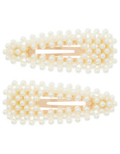 2X Pearl Snap Hair Clips, , large