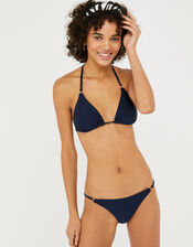 Triangle Bikini Top, Blue (NAVY), large