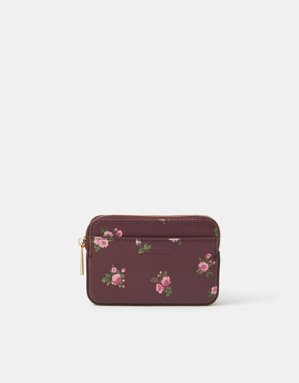 Floral Print Coin Purse, , large
