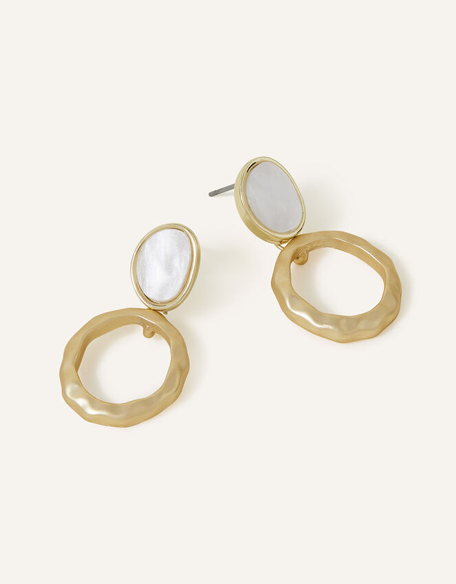 Wood Doorknocker Earrings