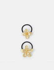 2-Pack Metal Flower Hair Bands, , large