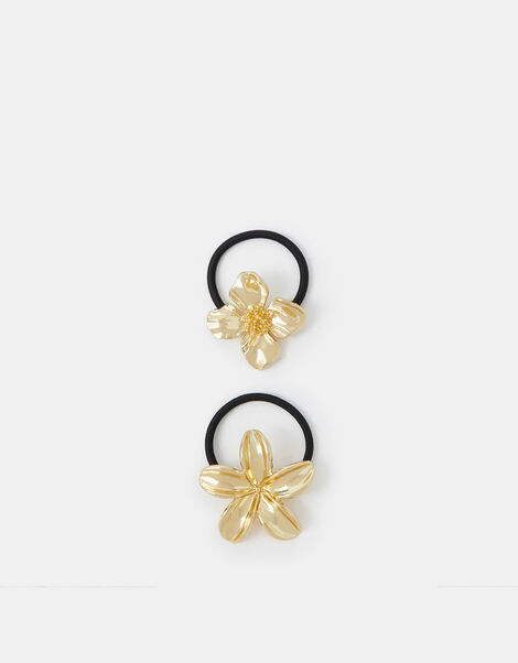 2-Pack Metal Flower Hair Bands, , large