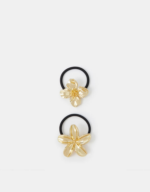 2-Pack Metal Flower Hair Bands, , large