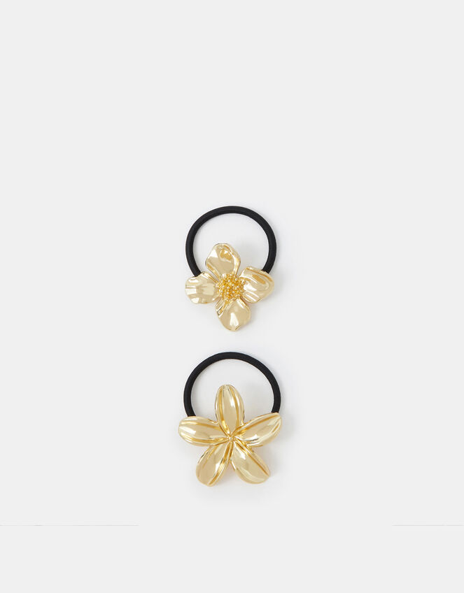 2-Pack Metal Flower Hair Bands, , large