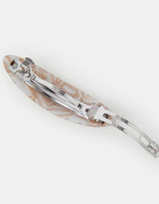 Pearl Resin Barrette Hair Clip, , large