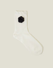 Corsage Flower Socks, , large