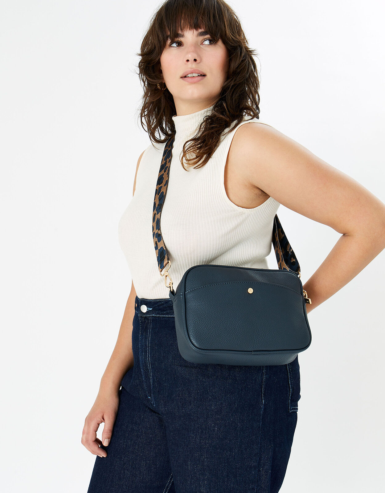 Leopard Strap Camera Bag