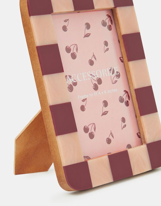Checkerboard Resin Photo Frame 4 x 6, , large
