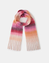 Super Fluffy Stripe Scarf, , large