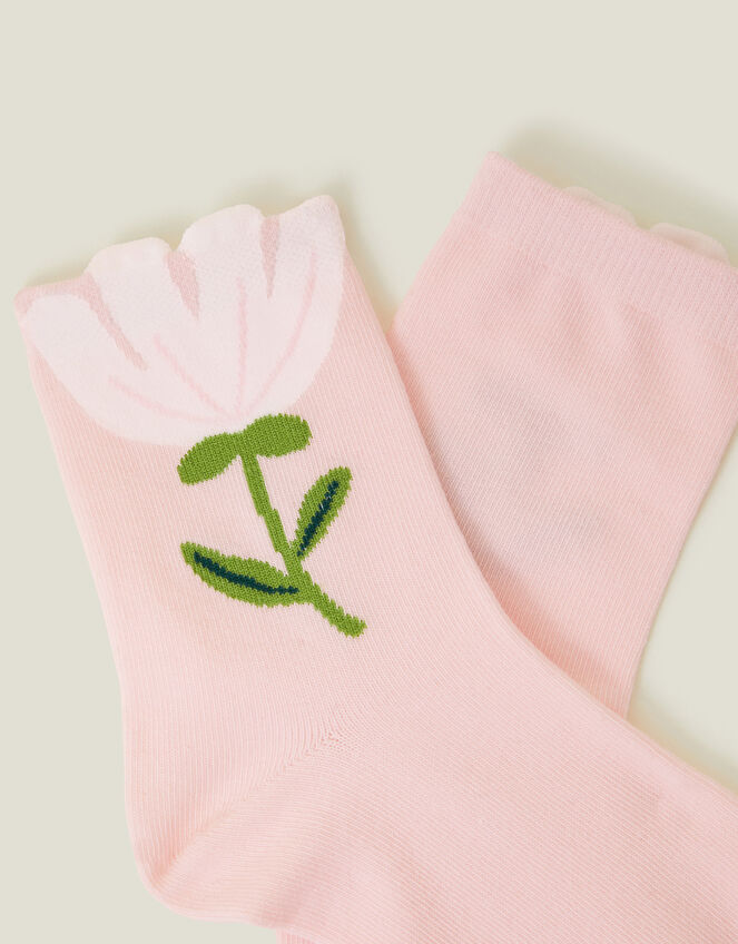 3D Flower Socks, , large