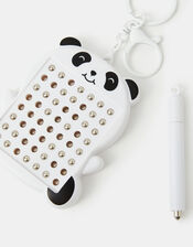 Girls Panda Fidget Toy Bag Charm, , large