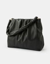 Ruched Shoulder Bag, , large