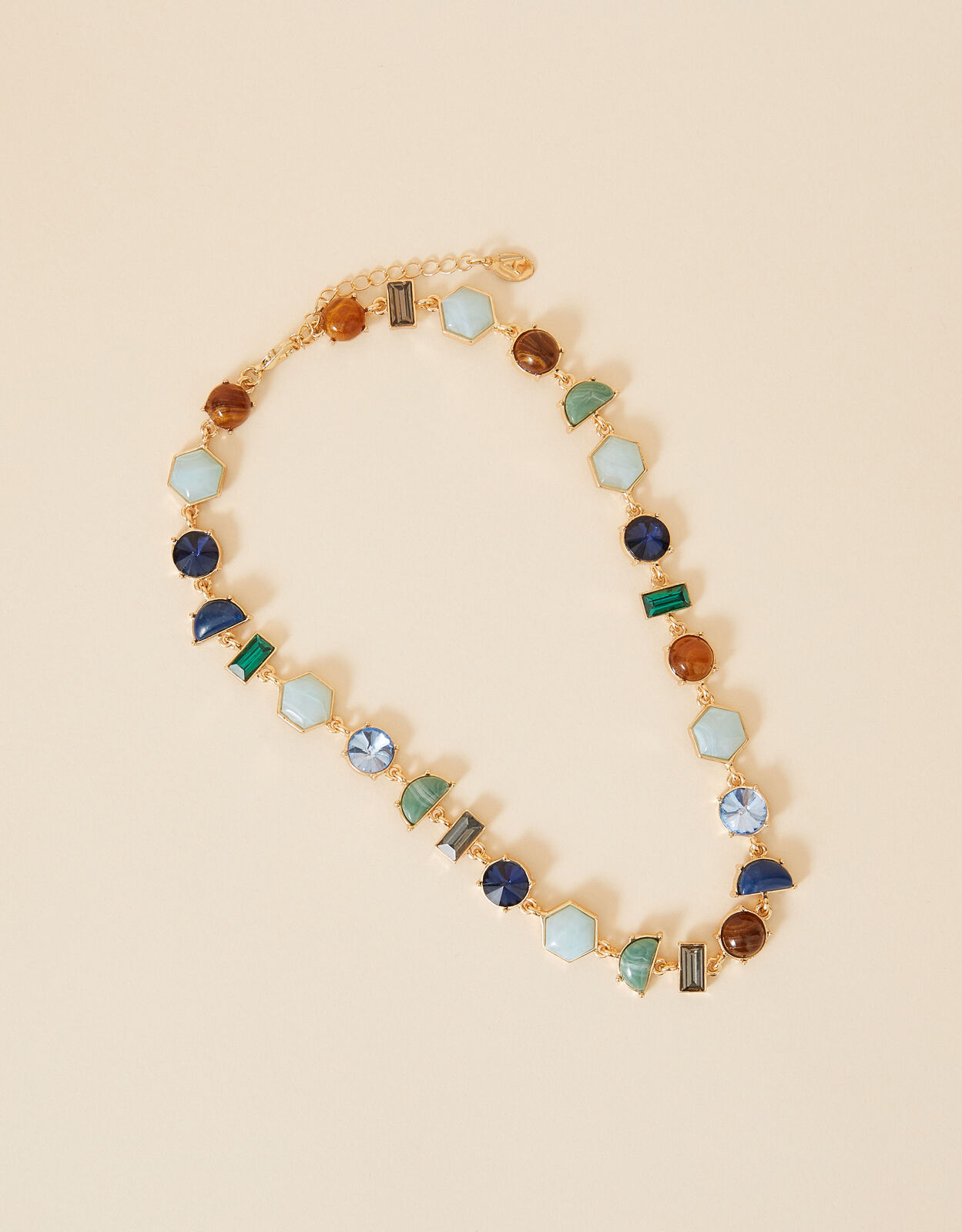 Mixed deals stone necklace