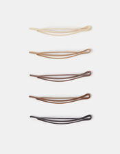 5-Pack Oval Hair Slides, , large