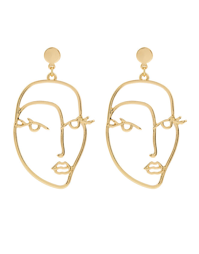 The New Face Drop Earrings, , large
