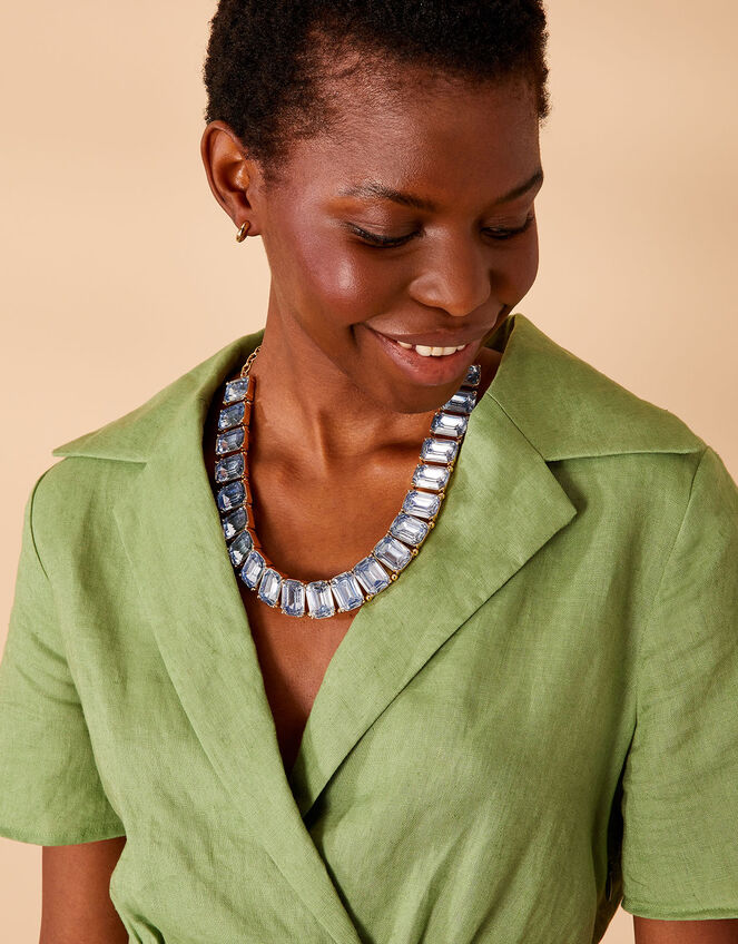 Statement Gem Necklace, , large