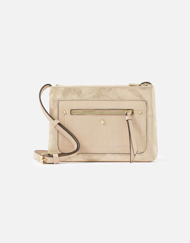 Ella Messenger Bag, Pink (PINK), large