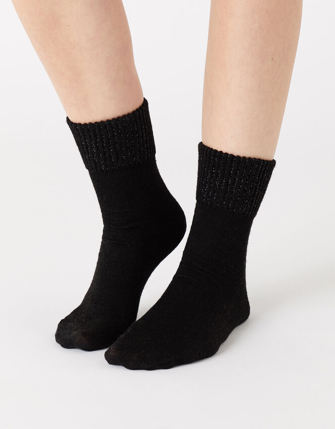 Sparkle Boot Socks with Merino Wool, , large