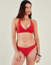 Textured Bikini Bottoms, Red (RED), large